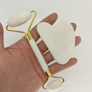 Factory Wholesale Natural <b>Jade</b> <b>Roller</b> Rose Quartz for Face Massage Facial <b>Roller</b> Guasha - Product Image 2