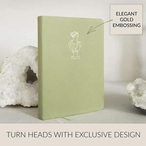 Agenda personnalisé en <span class=keywords><strong>tissu</strong></span> de lin avec impression, couverture rigide, format A4 A5, agenda, journal quotidien de réflexion - Product Image 2