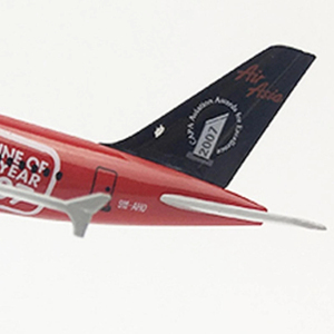 Réplica de Avión de Metal Fundido a Presión de 16 cm de AirAsia A320 Edición Especial, la Mejor Aerolínea de Bajo Costo <span class=keywords><strong>del</strong></span> <span class=keywords><strong>Mundo</strong></span> 2007/2008 - Product Image 4