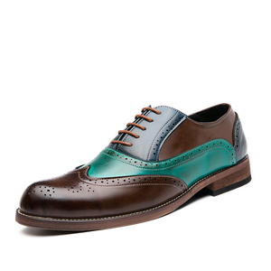 Nouvelles Idées de Produits 2025 – <span class=keywords><strong>Chaussures</strong></span> Habillées en Cuir Véritable pour Hommes, Style Italien, à Lacets, Mocassins de Bureau Oxford Plats pour le Printemps - Product Image 3