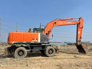 Excavatrice sur pneus ZX210W durable de 21 tonnes, pelle hydraulique pour la construction routière, à vendre - Product Image 3