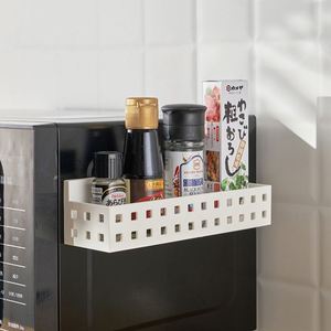 Japannish Magnetic <b>Storage</b> Basket Cutlery Organizer <b>Kitchen</b> Shelf for Refrigerator - Product Image 6