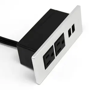 Furniture Factory Small Open Hole Sofa Power Outlet Table Cabinet Power Strip Outlet