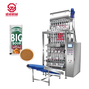 Machine d'emballage de liquide multifonctionnelle verticale Envasadora pour petits sacs d'emballage automatique de sachets de bâtonnets de soupe et de liquides