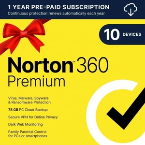 Norton 360 Premium 1 ปี 10 เครื่อง Norton 360 Premium 10 อุปกรณ์ ยูโร - Product Image 4