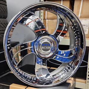 Rcsr ขอบล้อปลอมแปลง<span class=keywords><strong>2</strong></span>ชิ้นขนาด20 22 24 26นิ้วสำหรับ <span class=keywords><strong>Tesla</strong></span> Model3 modelx โมเดล Y cybertruck Benz BMW Audi 713 <span class=keywords><strong>2</strong></span> - Product Image 1