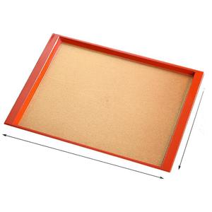 ถาดเสิร์ฟพลาสติกทรงสี่เหลี่ยม สีแดงทอง ขนาด 30x20 ซม. สำหรับใช้ในร้านอาหาร โรงแรม - Product Image 5