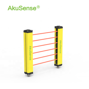 Cortina de Luz de Seguridad Akusense Serie BML, Sensor de Barrera de Luz, IP65, 12-24V, 0.3-3.0m de Alcance, 15ms de Tiempo de Respuesta - Product Image 1