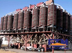 Xoắn ốc máng cho separator Vàng khai thác mỏ xoắn ốc máng tập trung khoáng trọng lực rửa thực vật cho cromit quặng thiếc tách - Product Image 4