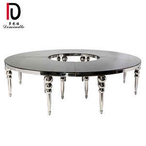 Luxury Stainless Steel Moon <strong>Table</strong> Half <strong>Round</strong> Wedding <strong>Table</strong> For Events - Product Image 2