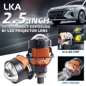 Sanvi S5-3 2.5 Inch Dual Eyes Auto LED <b>Projector</b> Lens <b>Light</b> New Arrival 51W 5000K Bi LED Headlights - Product Image 2