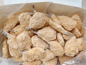 Halal Healthy Pre <strong>Fried</strong> Butterfly <strong>Shrimp</strong> Snack Semi Finished Breaded Prawn Factory Direct Sale for Restaurant Hot Pot Supply - Product Image 2