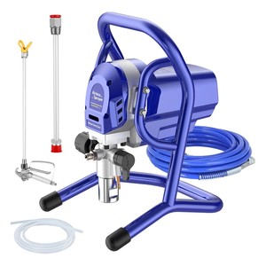 Pistola pulverizadora eléctrica sin aire 2900S, tipo émbolo, compacta, ligera, cuerpo <span class=keywords><strong>de</strong></span> bomba <span class=keywords><strong>de</strong></span> acero inoxidable, parada automática, 3000 PSI, boquilla <span class=keywords><strong>de</strong></span> 0.015 - Product Image 2