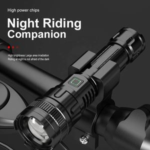 CITICITY Source Factory 15W 1000 Lumens Aluminum Alloy Black Camping Flashlight Telescopic Zoom IP44 Waterproof USB High CRI - Product Image 3