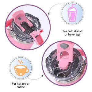 20oz 25oz 30oz Travel Tumbler Cups Mugs Double Wall Vacuum Insulated Coffee Mug <b>with</b> <b>Straw</b> Lid and Handle 900ml Stainless Steel - Product Image 2