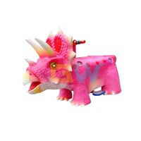 Manège pour enfants en forme de dinosaure, équipement d'amusement à monnayeur pour aire de jeux intérieure