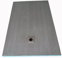 Vente en gros Bac à douche en mousse Xps en fibre de verre Plateau de base pour salle de bain avec drain linéaire pour carrelage