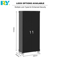 Armoire de rangement décorative moderne à 4 roues, multifonction, pour la maison, le bureau, les outils, les dossiers, pour chambre à coucher, hôtel, en métal