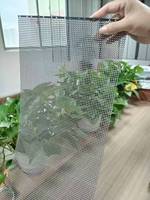 Film adhésif transparent holographique LED flexible pour affichage sur vitrine de magasin, vitrine de marketing