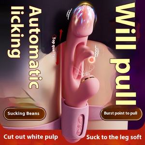 Vibromasseur entièrement automatique alimenté par USB Picking Tim Beat Dildo avec oscillateur haute fréquence Sale Tone pour la masturbation du clitoris - Product Image 4