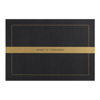 Tapis de Table de sérigraphie réutilisable en cuir PVC carré de haut niveau de Style européen classique isolation thermique vaisselle fruits