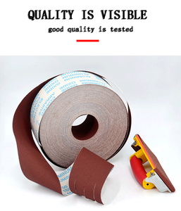 <span class=keywords><strong>กระดาษทราย</strong></span>ซิลิคอนคาร์ไบด์กันน้ำแบบม้วน ขนาด 100 มม. ความละเอียด 60-800 กริต สายขัดแบบเปียก ขนาด 50-150 มม. สำหรับเครื่องขัดเงา พร้อมอะแดปเตอร์ แบบ OEM - Product Image 6