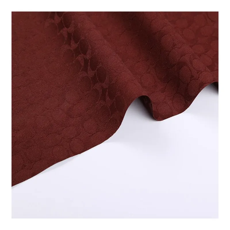 customized logo 100% polyester jacquard purse lining fabric