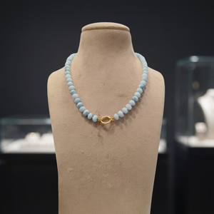 SSringz Handmade Colorful Crystal <b>Beaded</b> Necklace, Pastel Rondelle Stone Choker Jewelry for Women Available At Best Price - Product Image 2