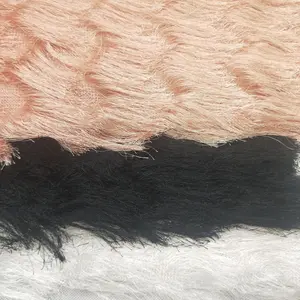 Knitted Polyester Leather Look Tassels Fringe Texture Fabric,other vomen fabric for clothing