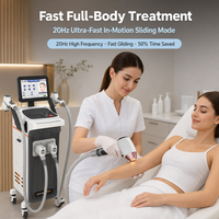Machine à laser diode pour l'épilation du visage, du bikini, des jambes, du dos et du corps, 755nm 808nm 940nm 1064nm pour femmes et hommes