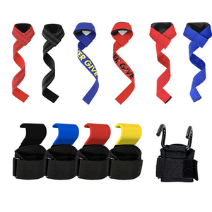 Fitness Unisex Personalizado Gimnasio Levantamiento Correas Antideslizantes Levantamiento de pesas Muñequeras - Product Image 3