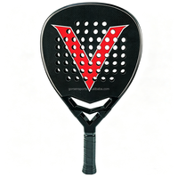 Raquette de padel en fibre de carbone EVA de haute qualité, Palas, Raquetas De Padel, fabriquée en Chine