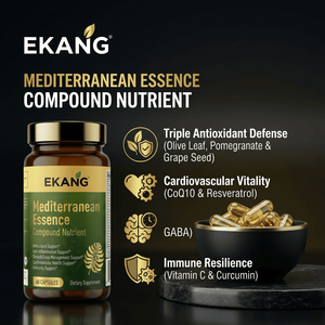 Cápsulas de Nutrientes Compuestos con Esencia Mediterránea de Marca Privada, Suplemento Herbal, 60 Cápsulas, Antioxidante, Apoyo Cardíaco - Product Image 2
