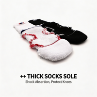 Chaussettes de basketball d'entraînement à semelle épaisse, qualité supérieure, chaussettes athlétiques mi-mollet, chaussettes de sport performantes, production personnalisée OEM ODM
