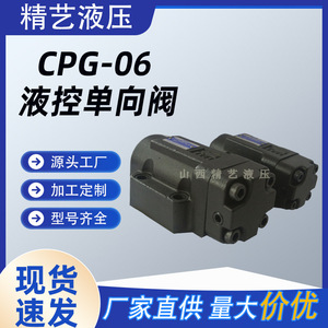 Válvula de Retención de Control Hidráulico CPG-06, Válvula Unidireccional para Sistemas Hidráulicos, Hierro Fundido, Temperatura Normal, Medio Oleoso - Product Image 5