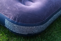 Matelas de Camping gonflable de matelas de lit d'air extérieur confortable Floding taille unique floqué Airbed