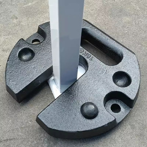 Accessoire de base de tente gazebo extérieur Poids en acier pour les sports pop-up et les événements Accessoire de tente de sport pliant pour les salons professionnels - Product Image 1