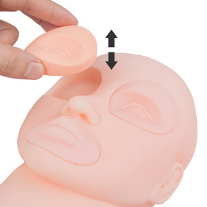 Piel de Silicona Suave 3D para Práctica de Tatuajes, para Cejas, Labios y Rostro, Entrenamiento de Microblading - Product Image 4