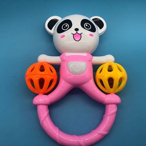 Sonajeros para bebés, campana <span class=keywords><strong>de</strong></span> mano con diseño <span class=keywords><strong>de</strong></span> oso y tigre <span class=keywords><strong>de</strong></span> dibujos animados, juguete musical <span class=keywords><strong>de</strong></span> plástico educativo para niños, regalo - Product Image 1