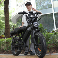 VOMO X80Pro E-Bike 48V 250Watt Entrega E Bike Suspensión completa Fat Tire Dirt Ebike para la venta Adultos Bicicleta eléctrica de carretera larga