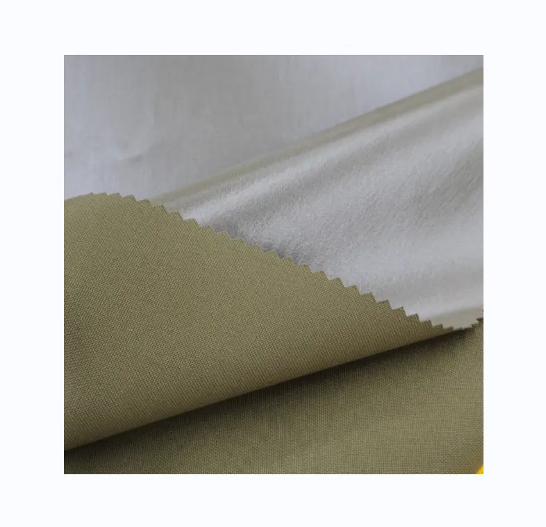 Tissu Oxford en TPU extensible à double fil, imperméable 100% polyester, motif tissé uni, pour vestes et manteaux, 75D