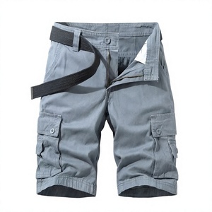 Pantalones Cortos Cargo Tácticos de Trabajo para Hombre, Unisex, 100% Algodón, Otoño, Estilo Casual, Multibolsillos, Talla Grande, Transpirables, Estampados, para Adultos - Product Image 4