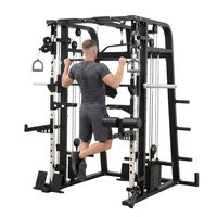 Machine Smith Commerciale en Acier Multi-Station pour la Maison, Banc de Musculation, Rack de Squat, Équipement de Fitness Multifonctionnel 60/70/140kg