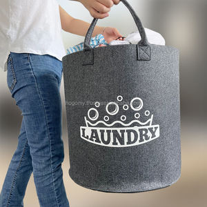 Panier à linge pliable de haute qualité, imperméable, écologique, durable et moderne pour armoire et salle de bain - Product Image 1