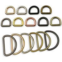 RW 10-50MM Tasche Hardware Zubehör Leder Craft Rucksack Riemen Gürtel Hund Haustier Halsband Gurt verschluss Nahtlose D-Ring Metalls chn allen