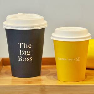 Nouveau design de tasse à café en papier jetable à double paroi écologique et réutilisable personnalisable pour les boissons et le service alimentaire - Product Image 4