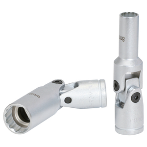 12mm 3/8 \ "Drive 11mm Swivel Deep Socket Finition chromée Caractéristiques carrées et hexagonales pour les réparations de bricolage Support OEM personnalisable - Product Image 1