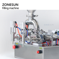 ZONESUN ZS-GT2P Entièrement Pneumatique L'alcool HandSanitizer CleanGel LiquidSoap Distributeur de Bouteille Machine de Remplissage