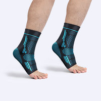 Nouvelle Protection de Cheville et Pied Compressives Respirantes à Haute Élasticité pour le Sport et le Basketball