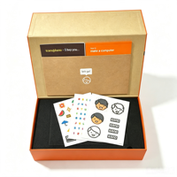 Boîte d'emballage rigide en carton écologique avec insert en mousse personnalisé et impression de logo pour kits de jeux électroniques - Vente en gros